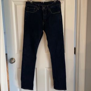 Men’s Levi 510 Zipper Fly Dark Wash jeans